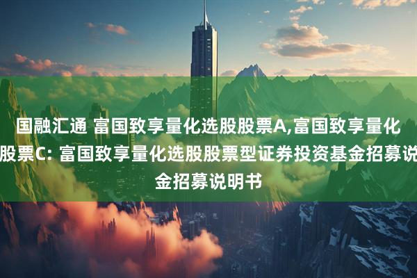 国融汇通 富国致享量化选股股票A,富国致享量化选股股票C: 富国致享量化选股股票型证券投资基金招募说明书